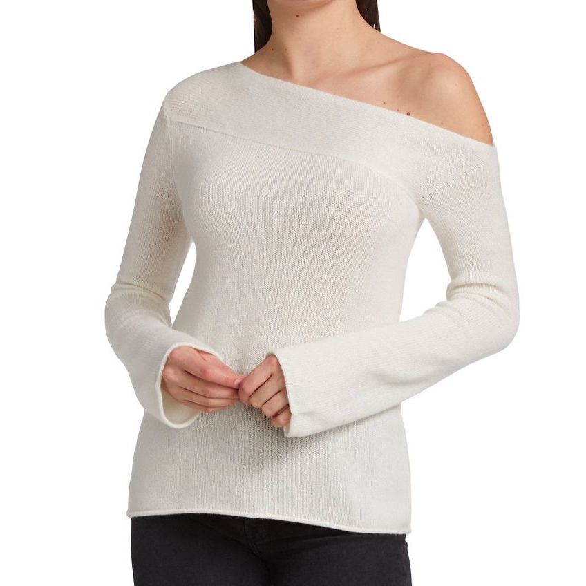 Theory Asymmetric Cashmere Sweater