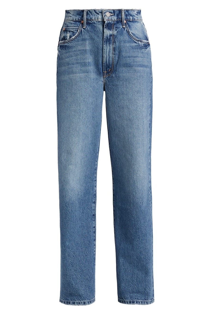 Tunnel Vision Sneak High-Waisted Jeans