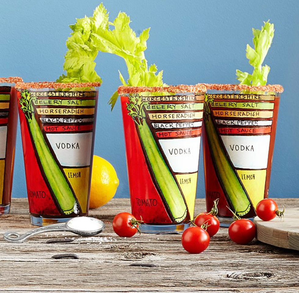 Bloody Mary Diagram Glassware