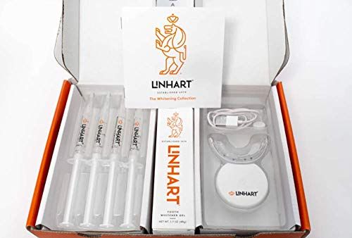 LINHART Teeth Whitening Home Kit with LED Light