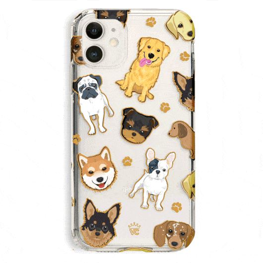 Dog Clear iPhone Case