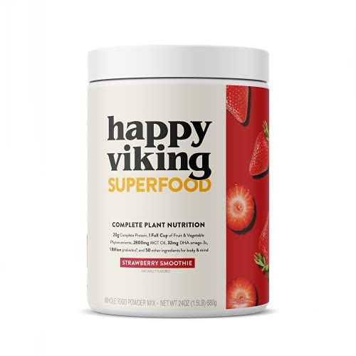 Happy Viking Superfood Powder, Strawberry