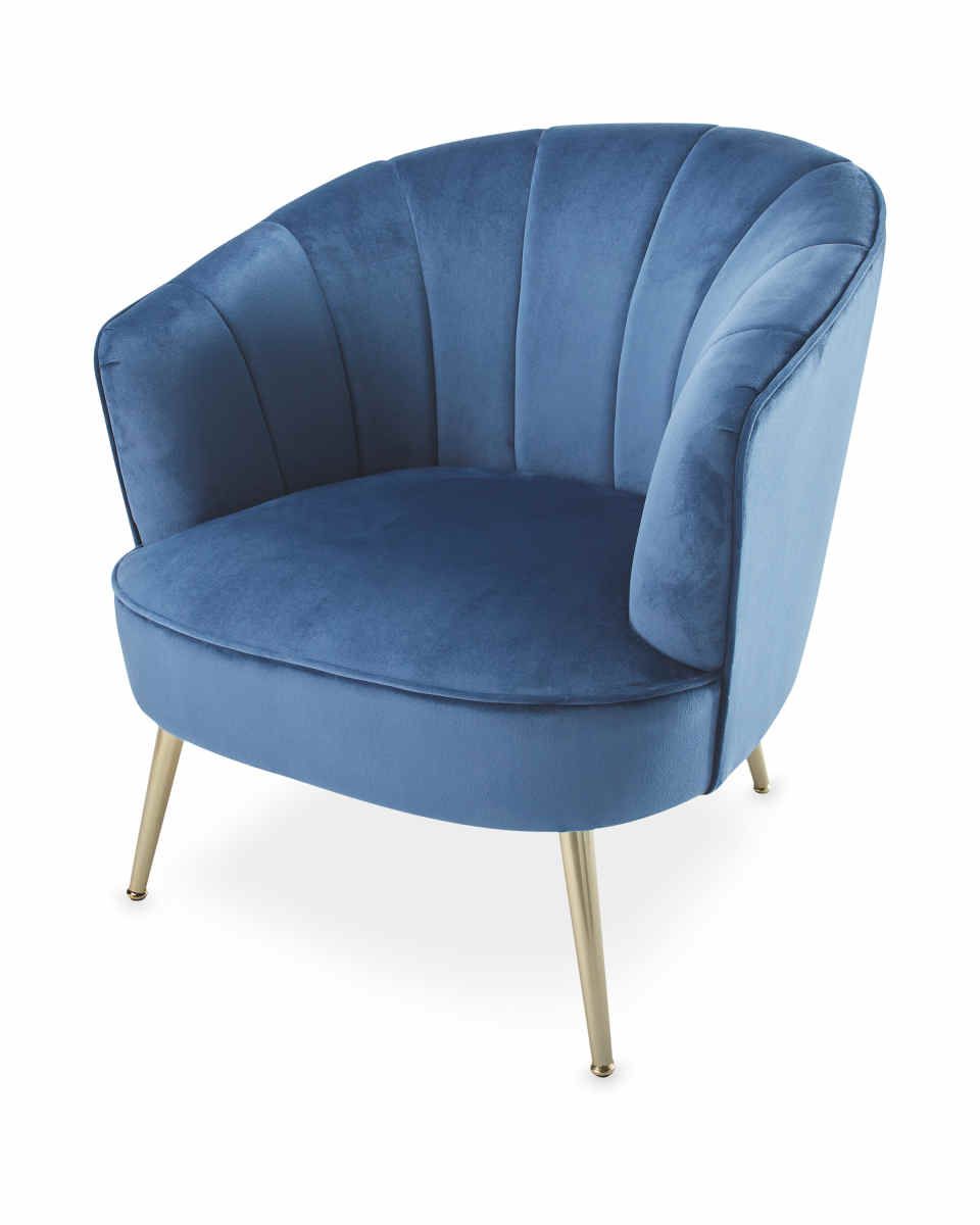 aldi grey scallop chair