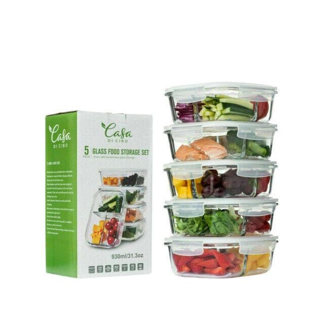 Casa 5 Glass Food Storage Set