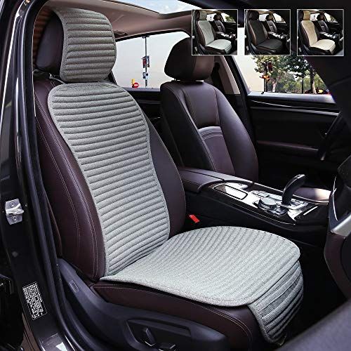Leather Car Front Seat Cover Cushion Protector with Pillow