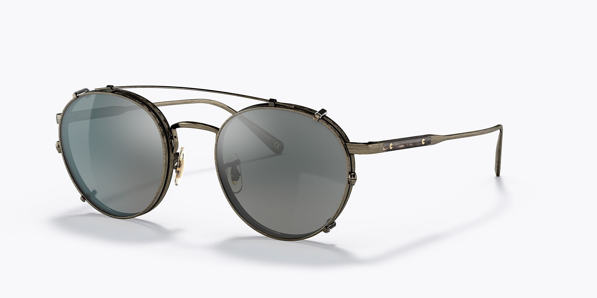 Artemio Glasses with Clip-On Sunglasses