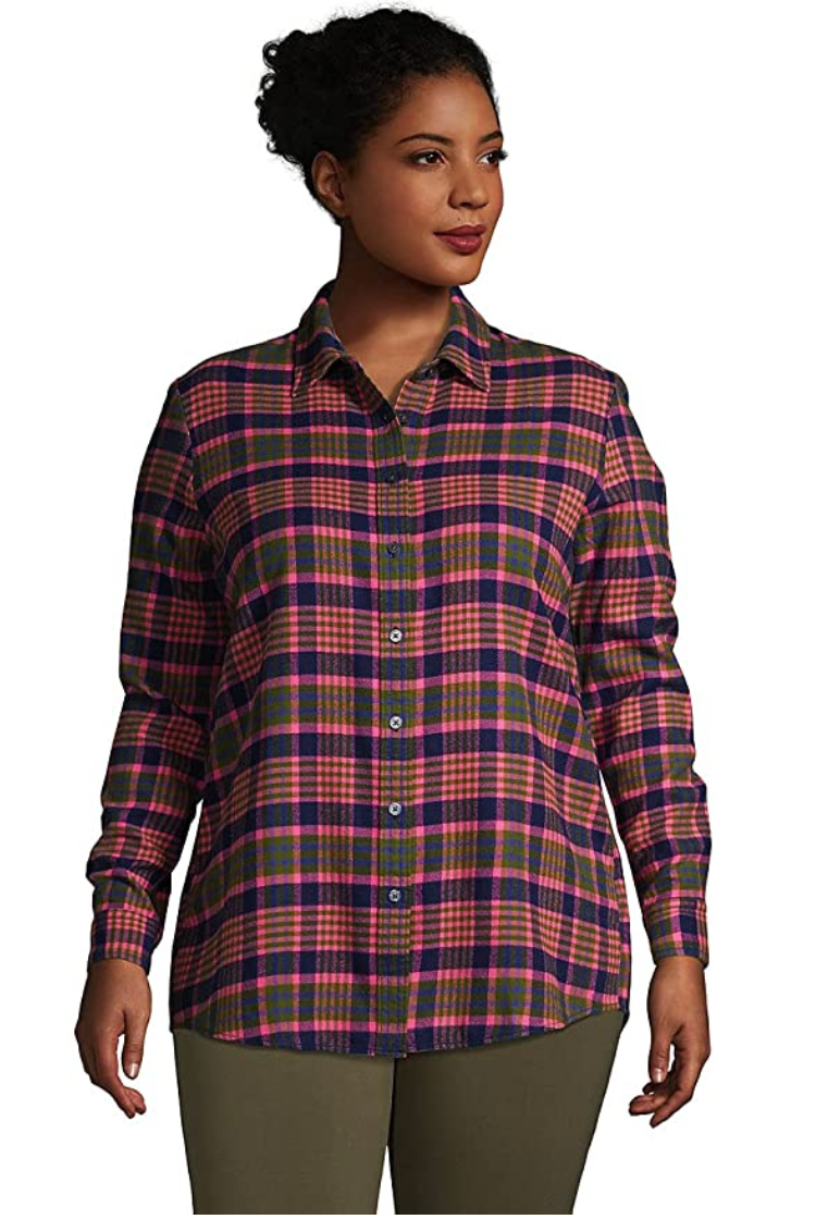 Women's No Iron Flannel Shirts on Women Guides