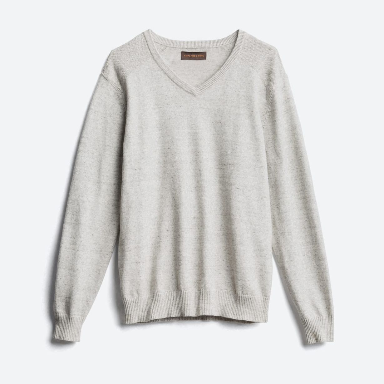 basic grey sweater