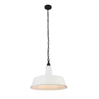 Country Living Farmhouse Pendant Light - White 