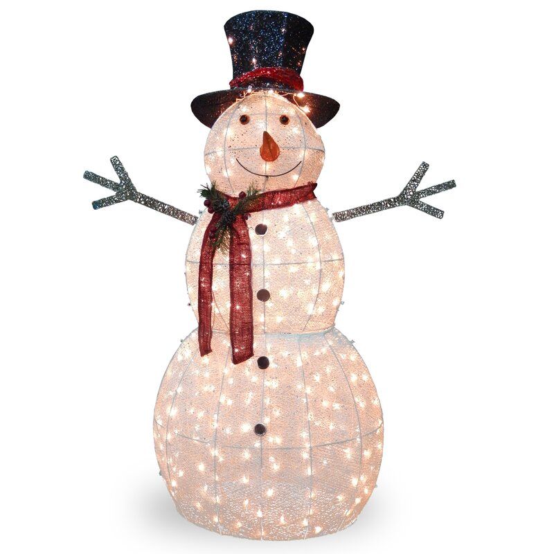 Crystal snowman Christmas decorations 