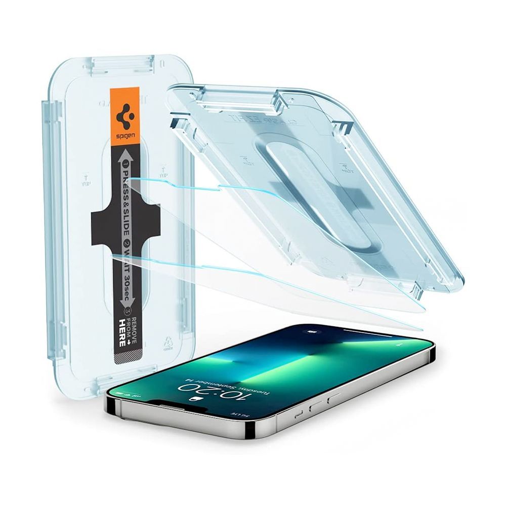 Spigen Glas.tR EZ Fit Tempered iPhone Glass Screen Protector