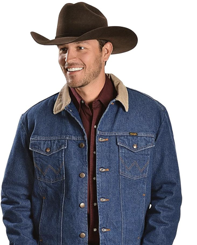 West Louis™ Cowboy Fleece Denim Jacket  Denim jacket men, Denim jacket  fashion, Fleece denim jacket