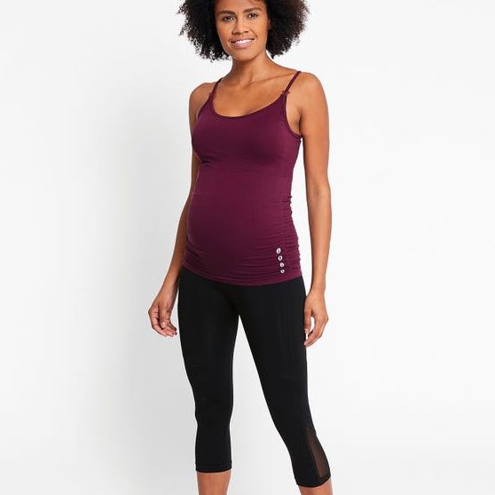 Active Support Cropped Maternity Leggings