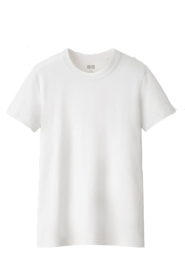womens fitted white tee shirt