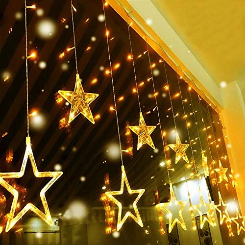 12 Stars Curtain Lights