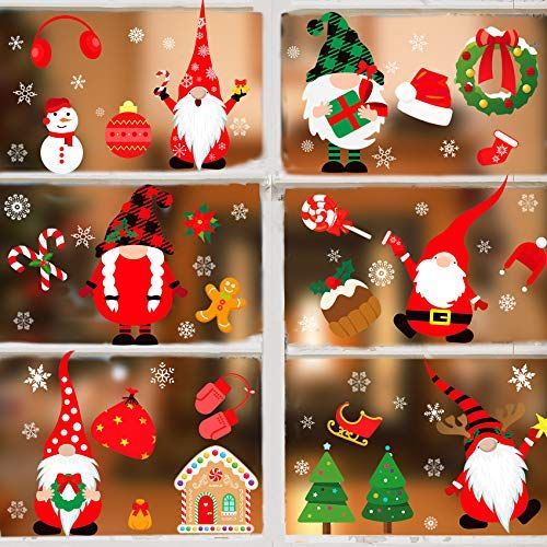 Double-Sided Christmas Window Decals