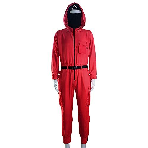Squid Game Jumpsuit with Gloves and Belt