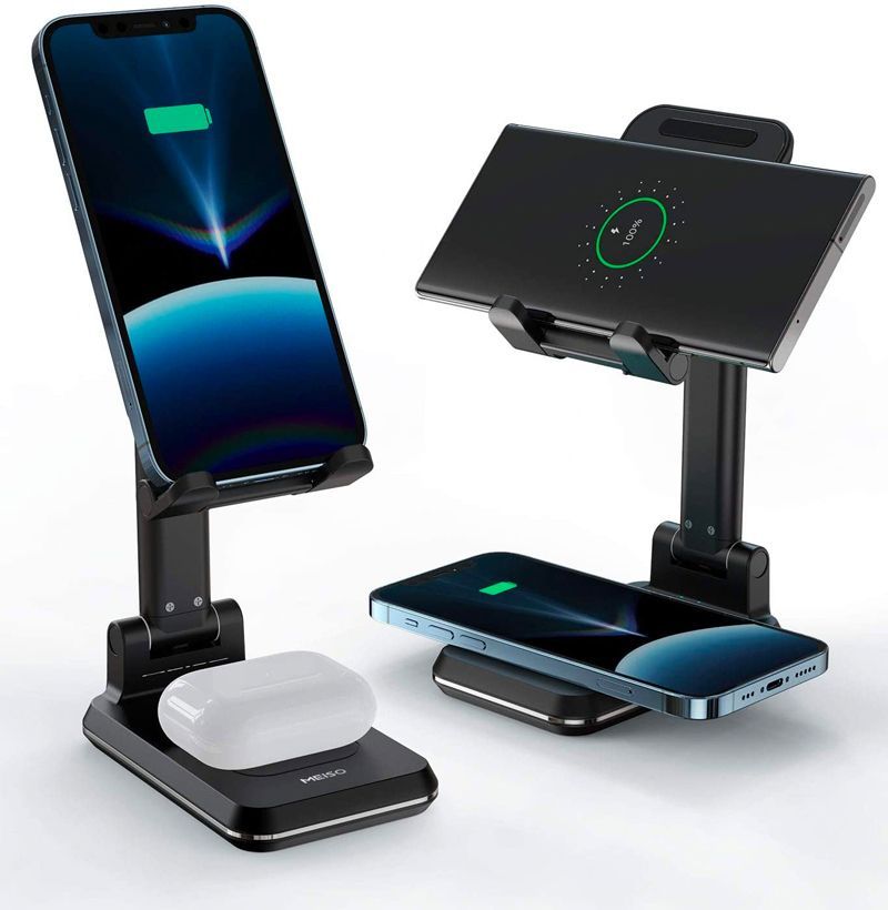 Dual Wireless Charging Desk