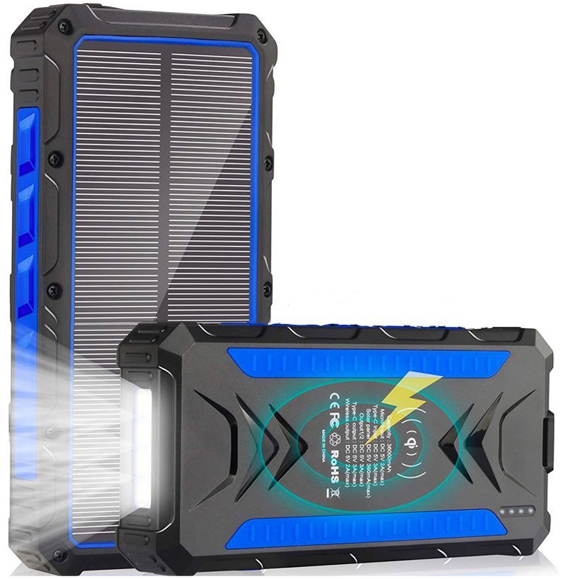 Solar Power Bank Phone Charger