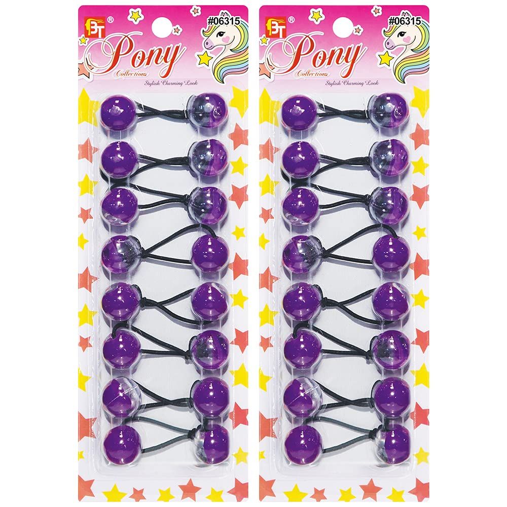 Ball Bubble Ponytail Holders