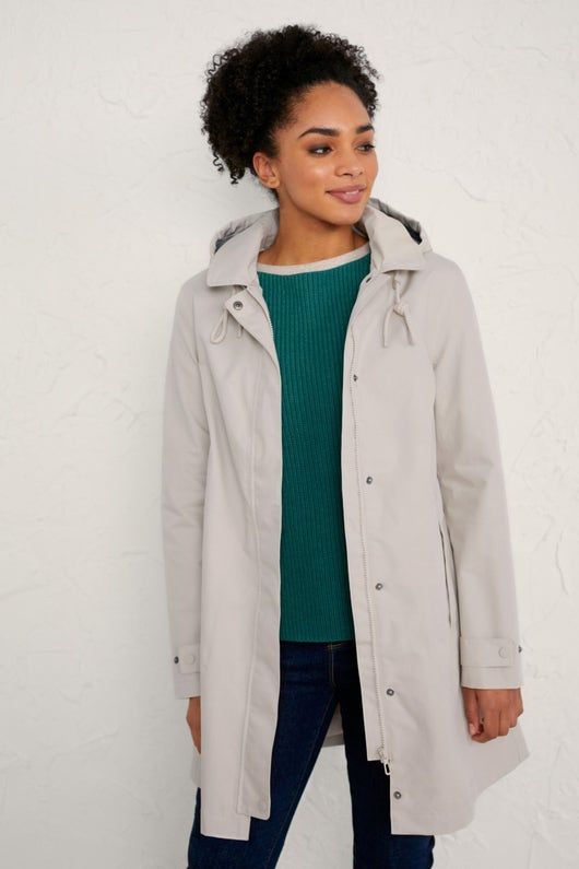 womens grey rain coat