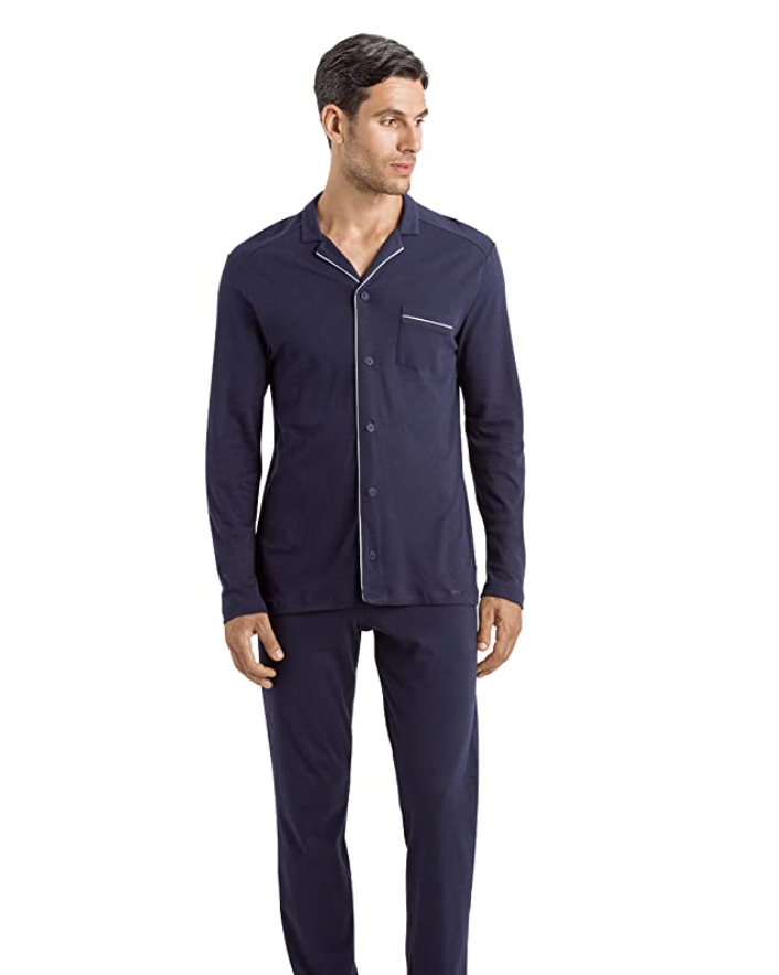 Classic Stripe Men's Pajamas - Charcoal in Men's Cotton Pajamas, Pajamas  for Men