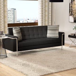 Oliverson Contemporary Leather Sofa Oliverson Contemporary Leather Sofa