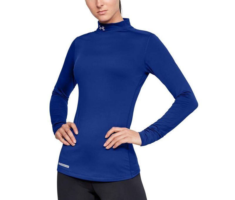 Winter Cold Weather Fitness Top Men Compression Shirt for Running Under Armour CG Armour Fitted Mock Warm Base Layer Top for Men Skiing 