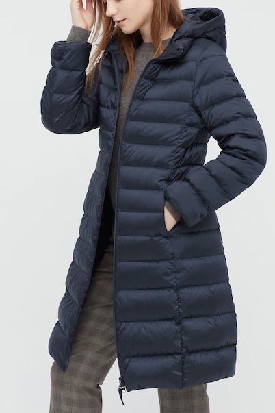 Womens Hooded Long Winter Coat Loose Warm Outwear Casual Over Knee Length Jacket
