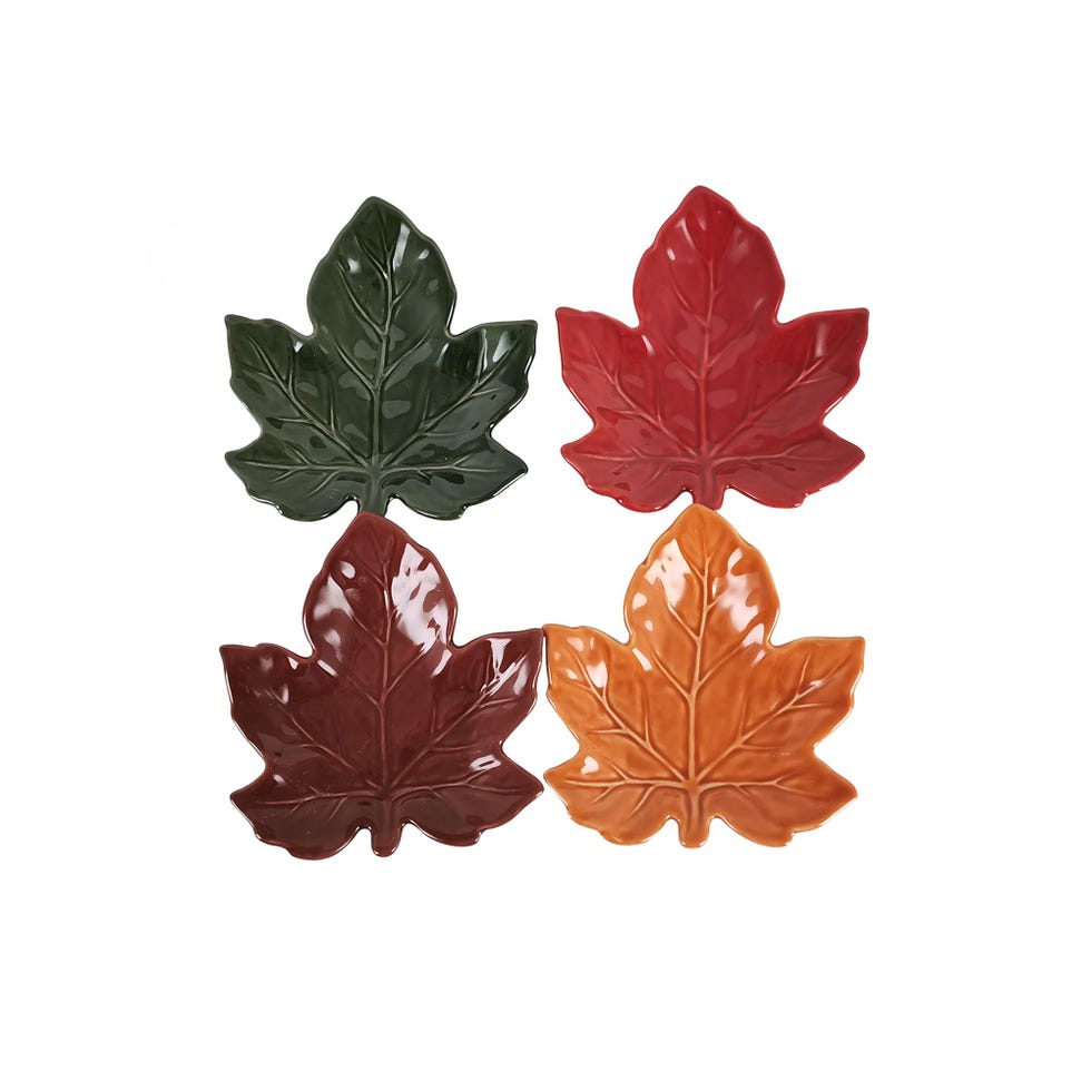 Leaf Appetizer Plates 
