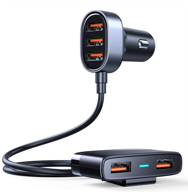 5 Multi Ports Car Charger