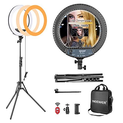 Neewer 14-inch Outer Dimmable LED Ring Light Kit 