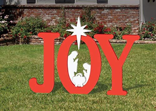 Joy Nativity Sign