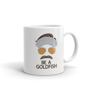 Taza 'Be a Goldfish' inspirada en Ted Lasso