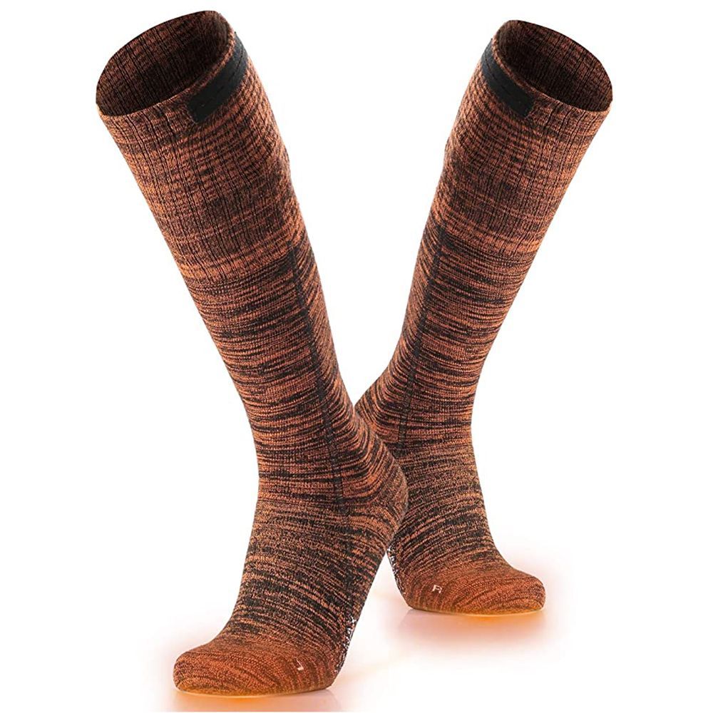 Electric Heated Socks Rechargeable Battery Feet Foot Winter Warm Thermal Sock bj 