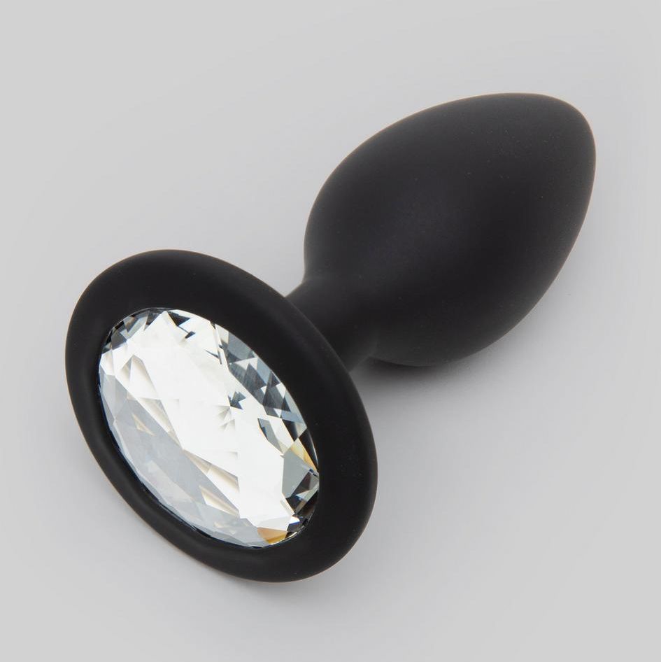Jewelled Silicone Butt Plug