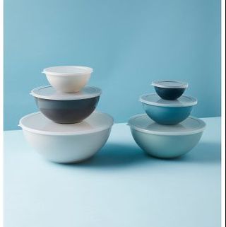 12pc Mixing Bowl Set With Lids
