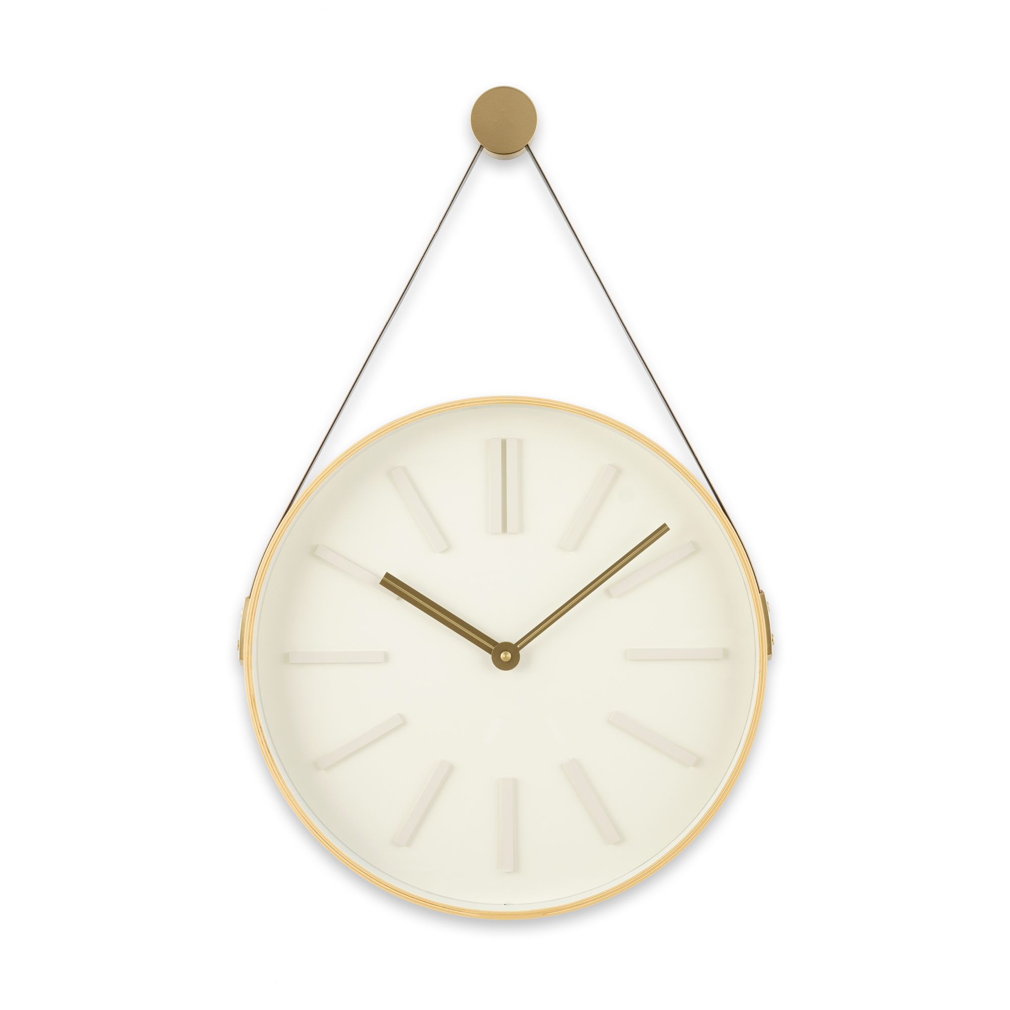 Studio 3B™ 20-Inch Round Hanging Wall Clock in Gray