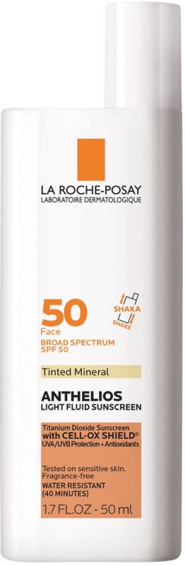 Anthelios Tinted Mineral Ultra-Light Fluid Broad Spectrum SPF 50 Anthelios Tinted Mineral Ultra-Light Fluid Broad Spectrum SPF 50