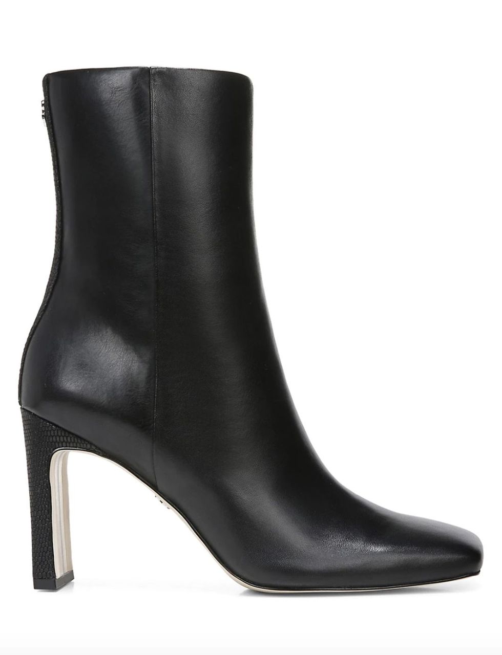Anika Square Toe Leather Booties 