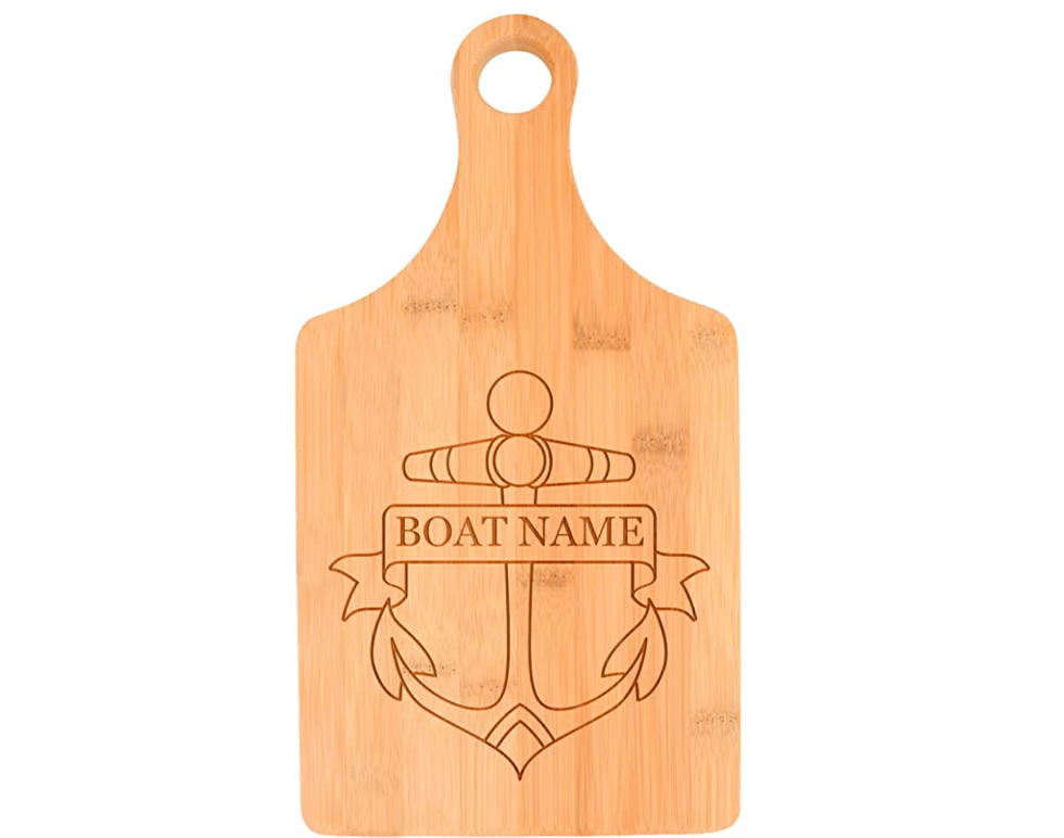 Customized Paddle Shaped Cutting Board