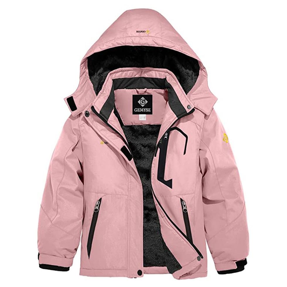 GEMYSE Girl's Waterproof Snow Jacket