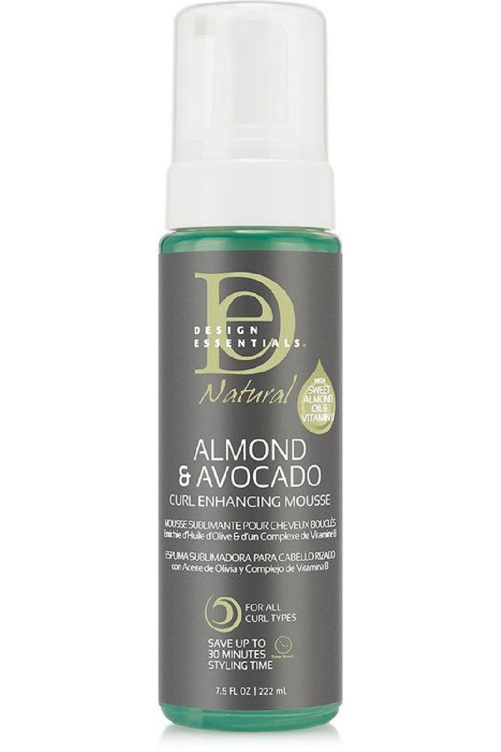 Design Essentials Natural Almond & Avocado Curl Enhancing Mousse