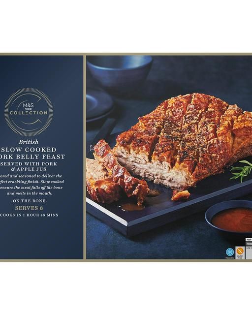 M&S Collection British Slow Cooked Pork Belly On the Bone 2.17kg