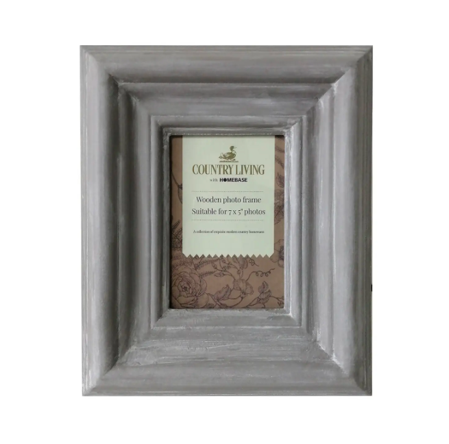 Grey Wood Picture Frame
