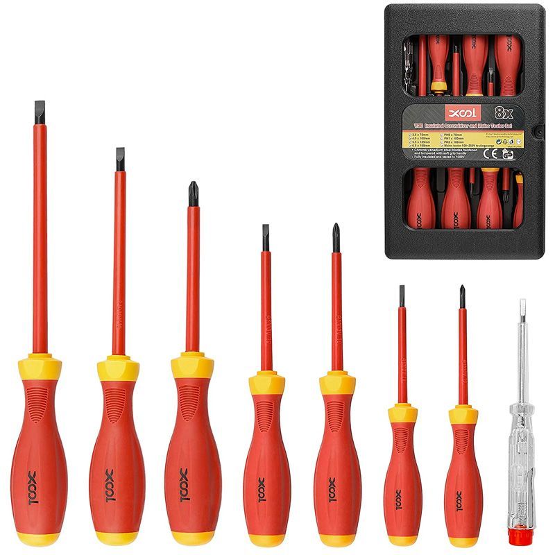 FFTLS KraftGrip Professional insulated screwdriver 3 Sizes Best Quality 