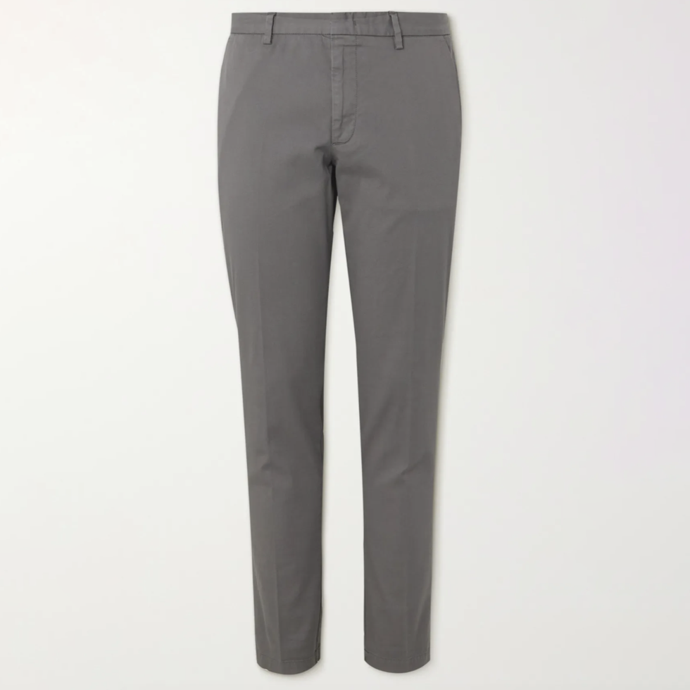 Hugo Boss Katio Slim-Fit Tapered Cotton-Blend Twill Chinos