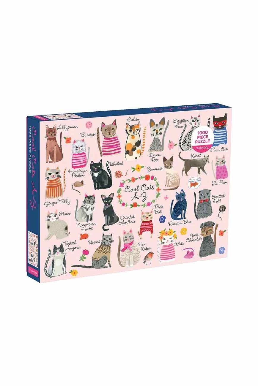 Cool Cats A-Z 1,000-Piece Jigsaw Puzzle