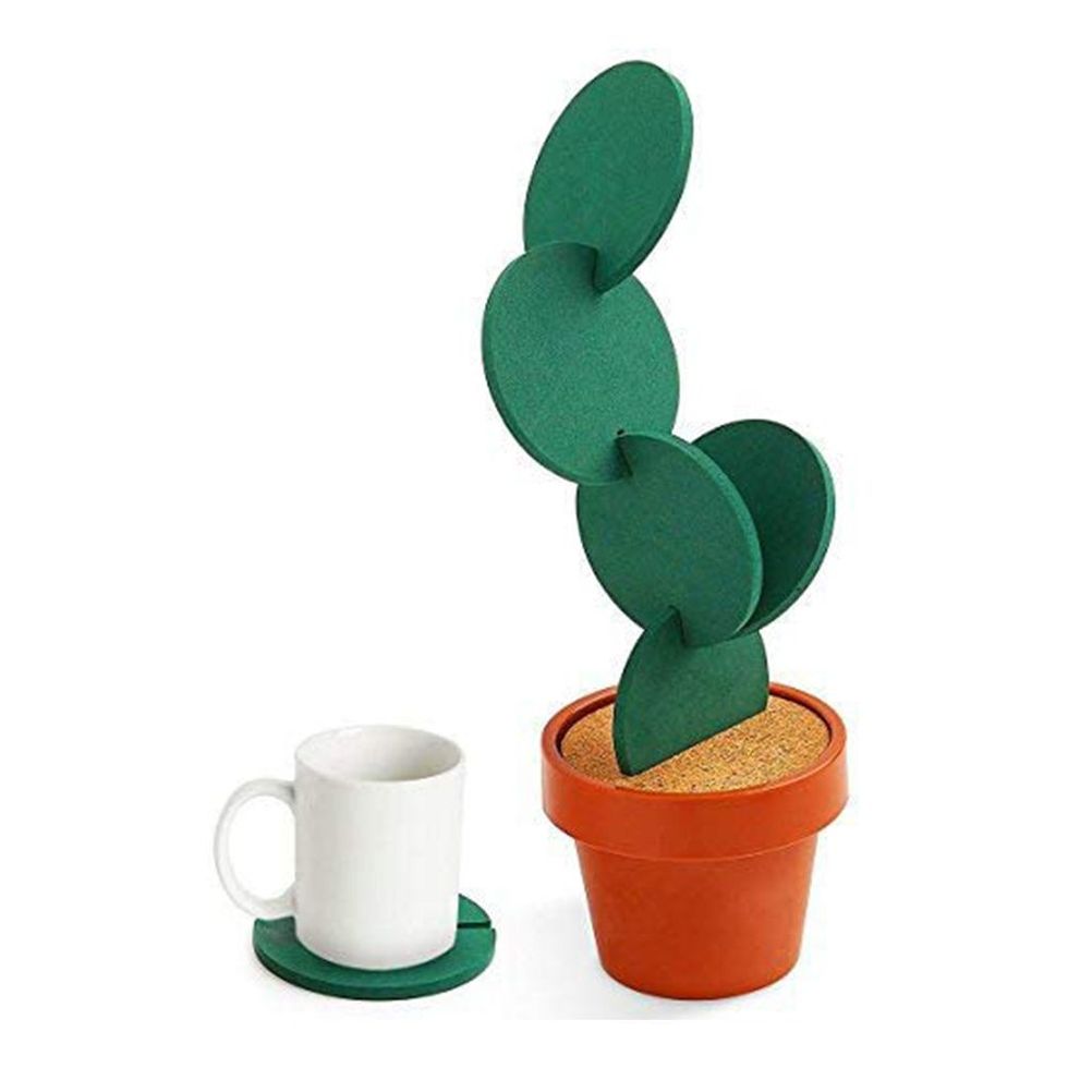 Sirensky Cactus Coaster Set