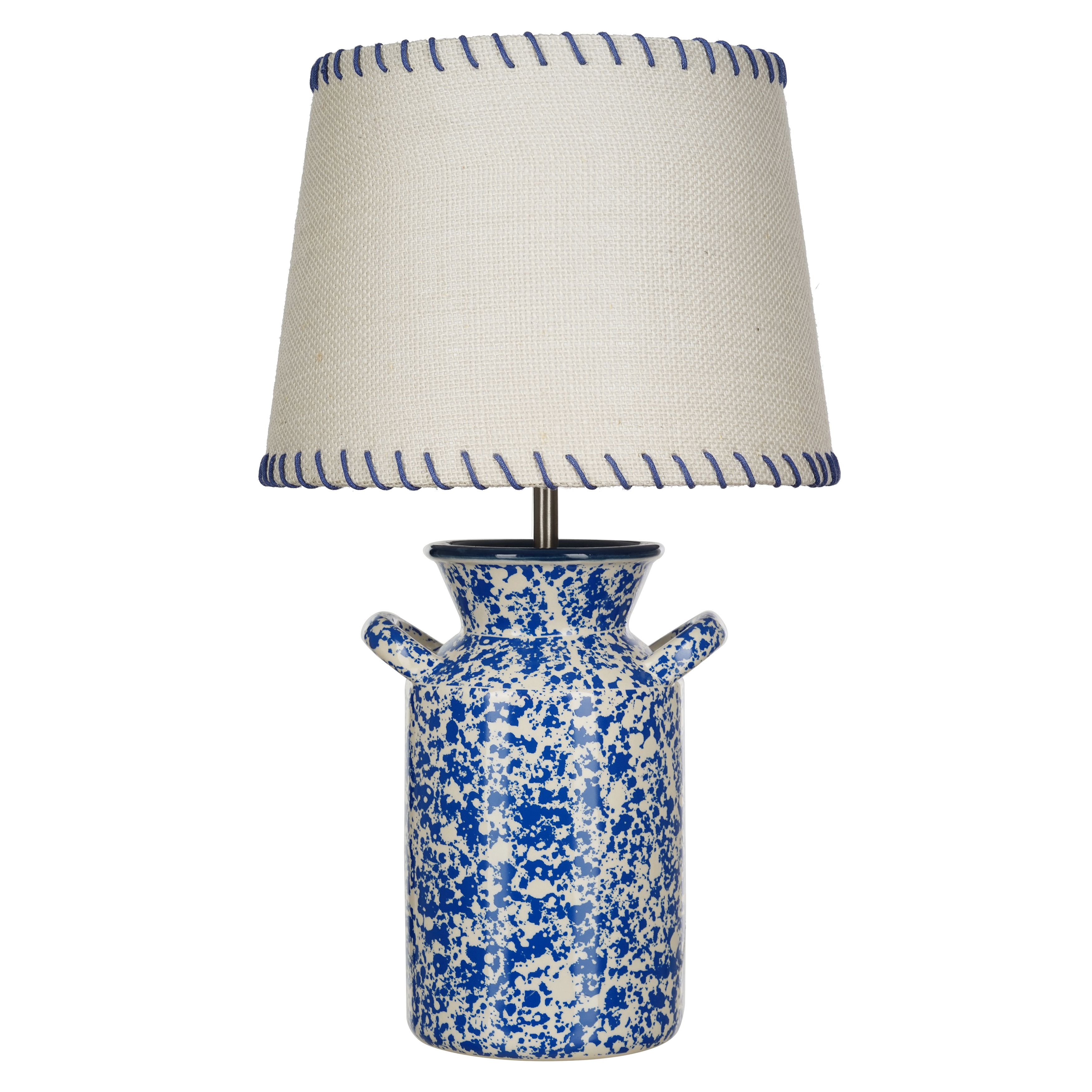 The Pioneer Woman Country Splatter Table Lamp, Blue